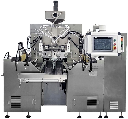 Die Rollgeschwindigkeit 1-10rpm Servo Control Soft Capsule Machine Die Roll Größe Ф150x250mm 6&quot;X10&quot; RGY16-15SF