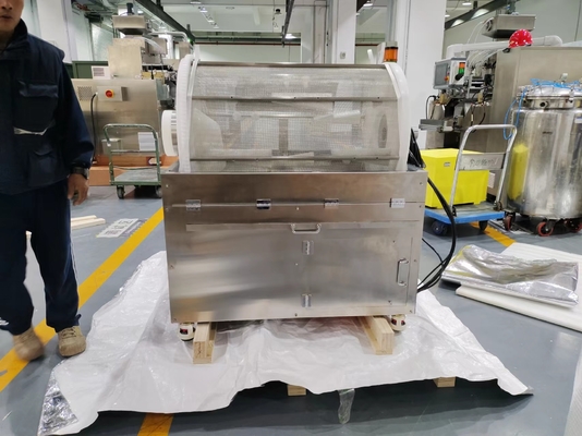 3 Gruppen Drehkäfig Weichkapsel Tumbler Trockner mit 50kg 4 Sektionen Drehkäfig
