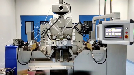 Hochpräzise Weichkapselmaschine mit einer Füllgenauigkeit ≤ ± 2% und Servomotorsteuerung