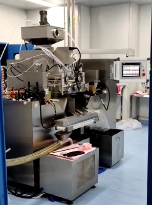 Hochpräzisionsmaschine zur Herstellung von Weichgel-Kapseln mit Füllmaschine mit Füllmasse von 150x250 mm