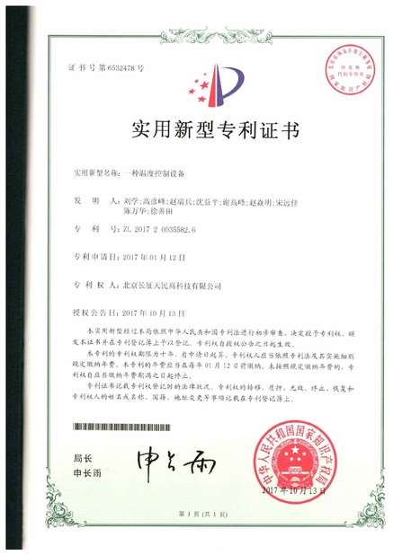 China TIENMIN Co.,LTD zertifizierungen